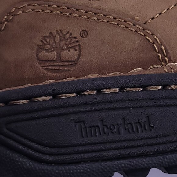 Timberland Men's 8.5 Brown Leather Comfort Shoes Loafers Oxfords Casual Used - Picture 14 of 15